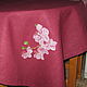 Linen tablecloth 'Orchid', Tablecloths, Ramenskoye,  Фото №1