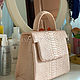 Women's handbag made from Python. Classic Bag. exotiqpython. My Livemaster. Фото №6