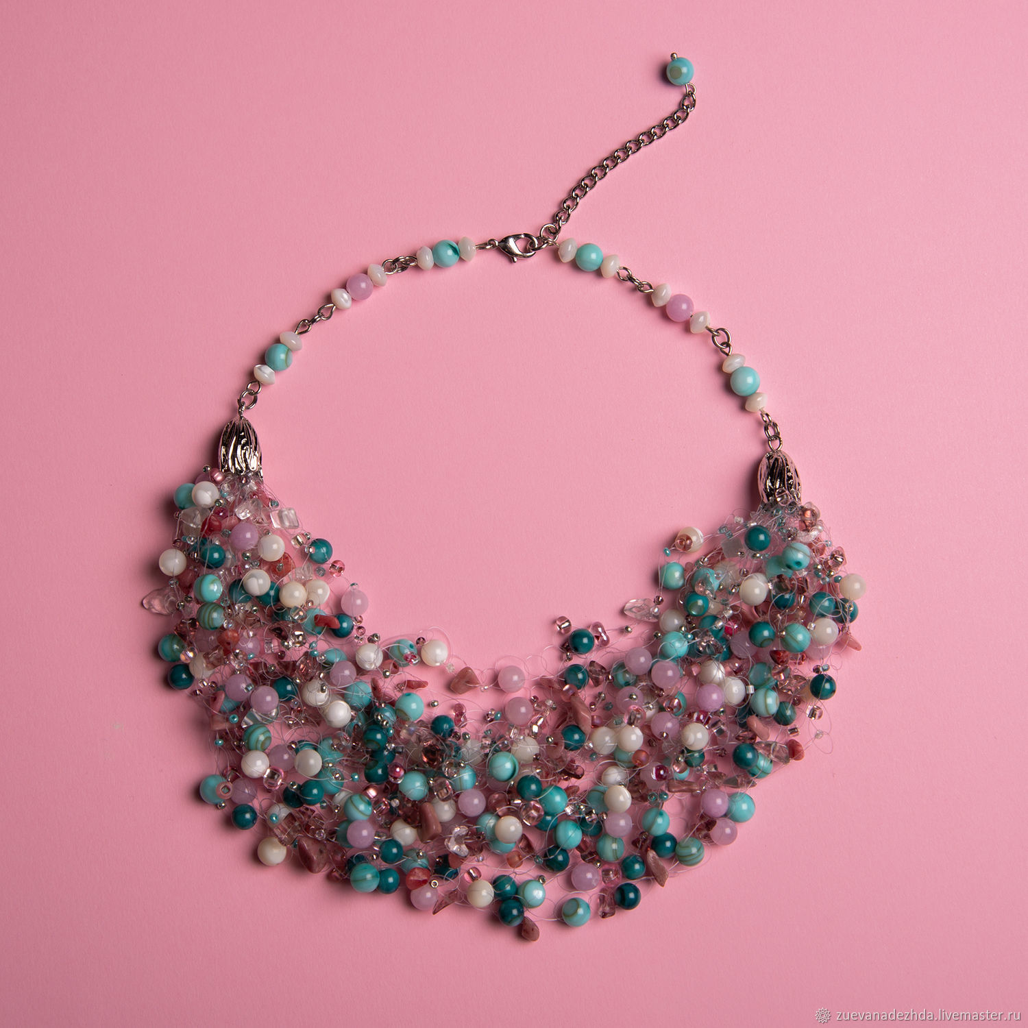 Ожерелье из бусин, хорошая бижутерия, колье с перламутром в интернет ...