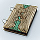 Copy of Copy of Sketchbook A6 wood cover "Lilys". Notebooks. EVAG. My Livemaster. Фото №4