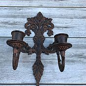 Винтаж handmade. Livemaster - original item Candle holder cast iron, handmade, Holland. Handmade.