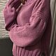 Sweater 'Basic' oversize made of merino yarn. Sweaters. Prettyloops. Ярмарка Мастеров.  Фото №6