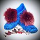 Felted women's slippers ' Michelle'. Slippers. WoolHouse *Galina*. My Livemaster. Фото №5