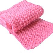 Аксессуары handmade. Livemaster - original item Scarves: hand-knitted pink down scarf. Handmade.