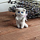 Miniature Cat baby brooch. Brooches. handmade toys by Mari (handmademari). My Livemaster. Фото №4