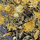 Картина "Букет" (серый, желтый, полевые цветы). Картины. Margarita Alexandrova Art. Ярмарка Мастеров.  Фото №4