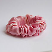 Украшения handmade. Livemaster - original item Silk hair band with hand-dyed pale pink. Handmade.
