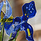 Iris bouquet of flowers. Stained glass. Artiglass. Online shopping on My Livemaster.  Фото №2
