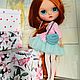 Интерьерная кукла: одежда Кукле блайз кастом custom Blythe. Одежда для кукол. Мастерская подарков Елены Смирновой. Ярмарка Мастеров.  Фото №5