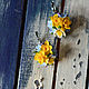 Заказать  весенние цветы. Кира Горбова. Ярмарка Мастеров. . Серьги классические Фото №3