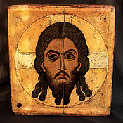 Картины и панно handmade. Livemaster - original item Miraculous image of our Saviour Jesus Christ, Novgorod, 12th century. Handmade.