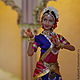 Кукла Индианка, танец Бхаратанатьям. Куклы и пупсы. Лариса Исаева (kuklaelli). Ярмарка Мастеров.  Фото №4