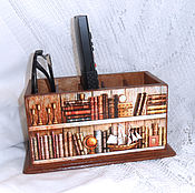Для дома и интерьера handmade. Livemaster - original item Stand for remotes, Favorite books. Handmade.