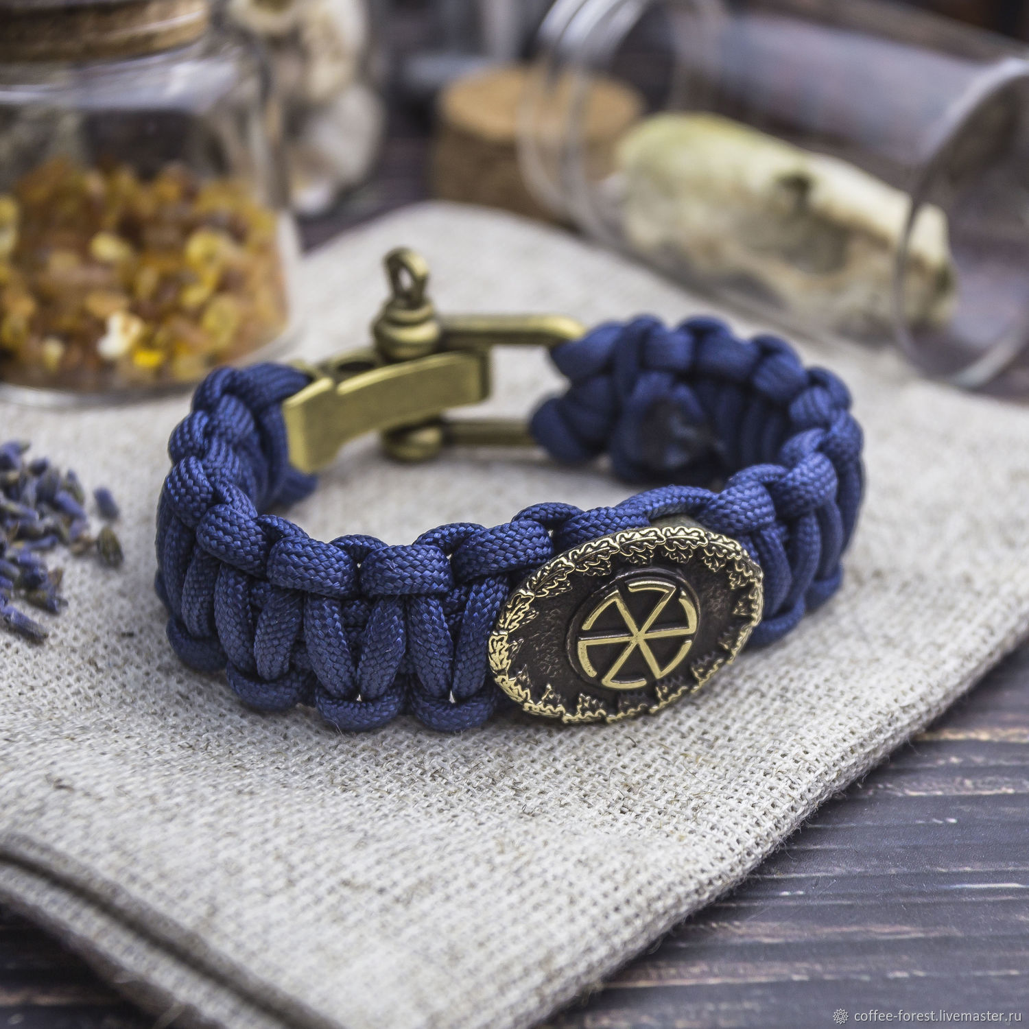 Коловрат Грозовик. Перун. Браслет из паракорда.Латунь в интернет ...