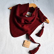 Мужской/женский комплект-шарф и двойная шапочка бини