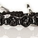 Order braided friendship bracelet bracelet braided onyx volcanic lava. malajemma. Livemaster. . Braided bracelet Фото №3