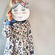 Order Cotton dress for girls with long sleeves. ivavavilonskaya. Livemaster. . Childrens Dress Фото №3