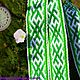 The belt of Solard, Kolard and Orepey is white-green with a double border, Belts and ribbons, Chrysostom,  Фото №1