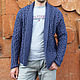 Chaqueta unisex de punto. Sweatshirts for men. CUTE-KNIT by Nata Onipchenko. Ярмарка Мастеров.  Фото №4