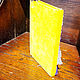 Желтый блокнот стильный аксессуар. Блокноты. Арт Бархат Блокнот. Ярмарка Мастеров.  Фото №6