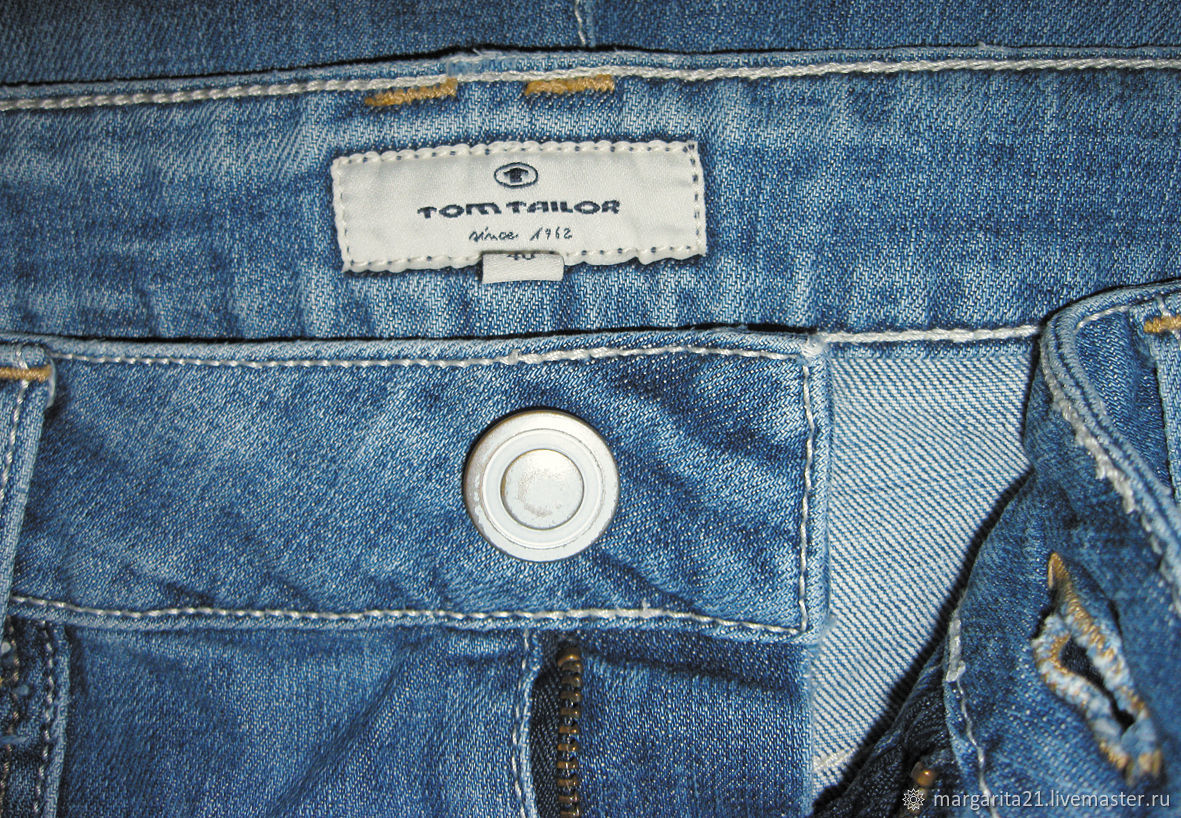 Винтаж: Джинсовая юбка, бренд Tom Tailor, Германия в интернет-магазине ...