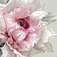 Роза - "Pink" - заколка-брошь. Цветы из шелка, Заколки, Владимир,  Фото №1