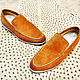 Order Men's loafers made of natural suede, to order!. SHOES&BAGS. Livemaster. . Loafers Фото №3