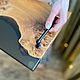 Tray made of elm slab with epoxy resin. Trays. Stolyarnoe pr-vo U.LOFT (g. Ivanovo). Ярмарка Мастеров.  Фото №6