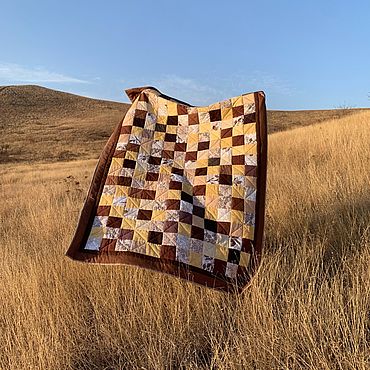 Текстиль ручной работы. Ярмарка Мастеров - ручная работа Лоскутное одеяло. Handmade.
