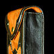 Brown Leather tarot case -/- gothic style -/- Maltese cross. Card case. Dark Centuries Leather items (DarkCenturies). My Livemaster. Фото №6