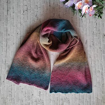 Аксессуары ручной работы. Ярмарка Мастеров - ручная работа Шарф вязаный. Handmade.