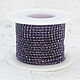 Rhinestone chain 2 mm Purple 10 cm, Chains, Solikamsk,  Фото №1