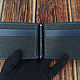 Order Clip for handmade black and blue leather bills. CrazyLeatherGoods. Livemaster. . Clamps Фото №3
