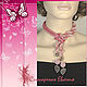 Women's tie 'Tenderness'. Lariats. Lariaty and necklace. Online shopping on My Livemaster.  Фото №2