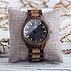 Деревянные наручные часы мужские с гравировкой 44 мм. Часы наручные. gifTree | Подарки из дерева. Интернет-магазин Ярмарка Мастеров.  Фото №2