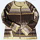 Order Oatmeal jacquard jacket'. Lena Statkevich. Livemaster. . Cardigans Фото №3