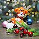Мыло ручной работы "Тигрустик". Новогодние сувениры. NaShe Soap & Cosmetic Handmade. Интернет-магазин Ярмарка Мастеров.  Фото №2