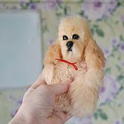 Карманный щенок ньюфаундленда. Мягкая игрушка по фото собаки