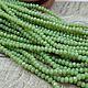 50 PCs. Faceted Rondel 3x2 mm olive (3711), Beads1, Voronezh,  Фото №1