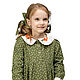 Green Baby Cotton Summer Dress for Girls. Childrens Dress. ivavavilonskaya. My Livemaster. Фото №6