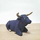 The bull figurine is lying. Figurines. koffo (koffo). Online shopping on My Livemaster.  Фото №2