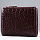 Кошелек из натуральной кожи крокодила IMA0031VK5. Кошельки. CrocShop товары из экзотической кожи. Интернет-магазин Ярмарка Мастеров.  Фото №2
