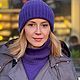 Шапка кашемировая. Шапки. Елена Ельникова (el-le). Интернет-магазин Ярмарка Мастеров.  Фото №2
