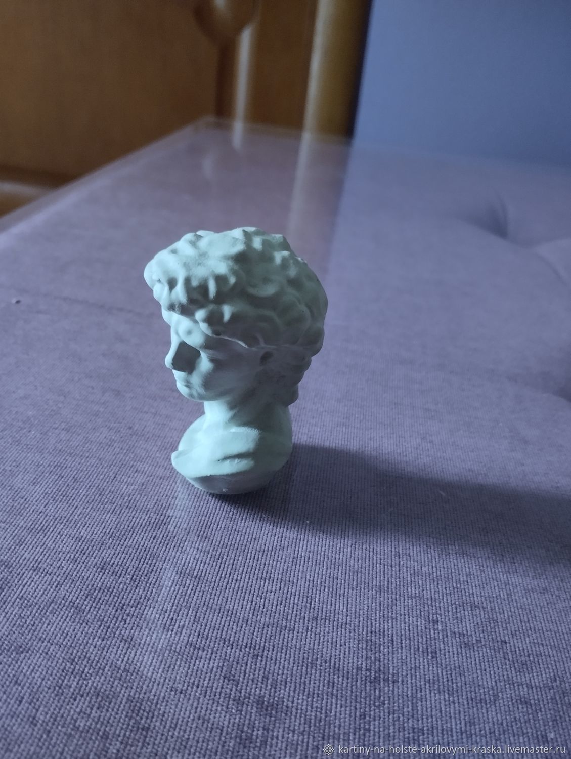 Голова Давида . Гипс. Ручная работа купить в интернет-магазине Ярмарка ...