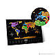 Order Scratch world map Travel Map Black World. mybestbox (Mybestbox). Livemaster. . Decor Фото №3