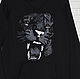 Order Sweatshirt, sweatshirt painted 'Roaring Tiger'. Koler-art handpainted wear. Livemaster. . Mens jumpers Фото №3
