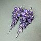 Amethyst Parfait Earrings Handmade Natural Lavender Amethysts. Earrings. ms. Decorator. My Livemaster. Фото №6