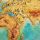  Карта мира в 3D  технике резин арт, эпоксидная смола. Карты мира. Маленькие радости (bronven). Ярмарка Мастеров.  Фото №5