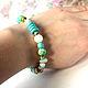 Ethno-bracelet with stones 'Africa' gift on March 8, Bead bracelet, Tver,  Фото №1