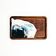 Order Wooden Cedar Serving Tray with Epoxy resin. WS19. ART OF SIBERIA. Livemaster. . Trays Фото №3